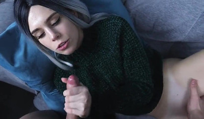 Small tits amateur teen is riding cowgirl style after a blowjob