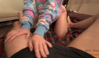 Breathtaking young babe with a killer body and big tits rides hardcore