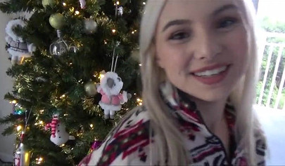 Dazzling blonde nubile sucks her stepbrother off before being drilled balls deep