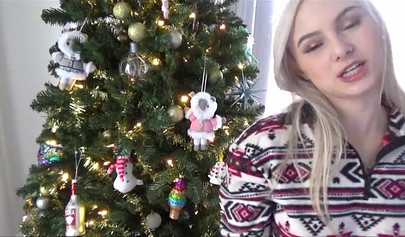 Dazzling blonde nubile sucks her stepbrother off before being drilled balls deep