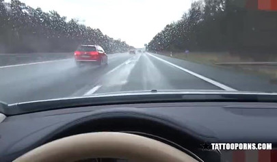 Inked redhead teenager takes a fat boner in her aching cherry