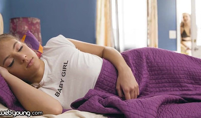 Nubiles get all hot and horny for each other and fuck passionately