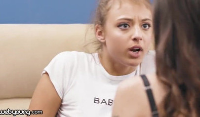 Nubiles get all hot and horny for each other and fuck passionately