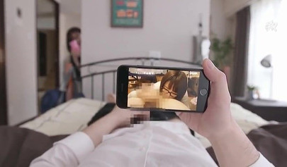 Young Japanese cuties give a sloppy blowjob before riding in a threesome