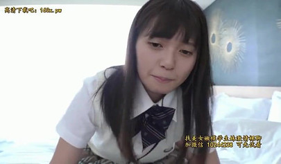 Petite Japanese schoolgirl receives a mouthful of cum after riding hard cock