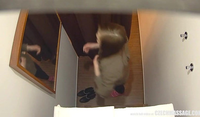 Teen cutie gets an unexpected clit massage and an orgasm