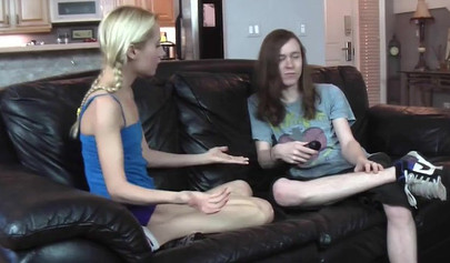 Wet creampie for the filthy teen skank Odette Delacroix