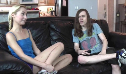 Wet creampie for the filthy teen skank Odette Delacroix