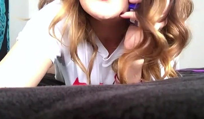 Dad watches her panties as she is yelling at him