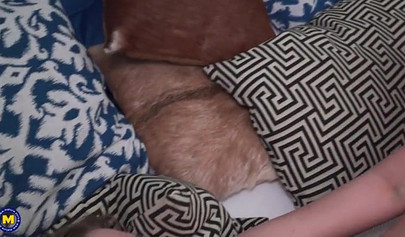 Sexy teen lesbian Eva Label fingered in a hot threesome with milfs