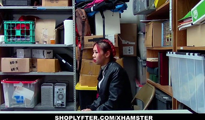 Gorgeous Asian milf drilled hard in a steamy threesome