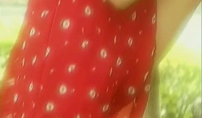 Beautiful and petite Chinese brunette teen stripping in public