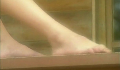 Beautiful and petite Chinese brunette teen stripping in public