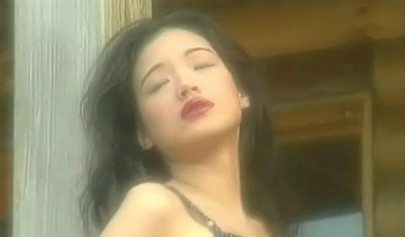 Beautiful and petite Chinese brunette teen stripping in public