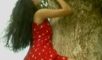 Beautiful and petite Chinese brunette teen stripping in public