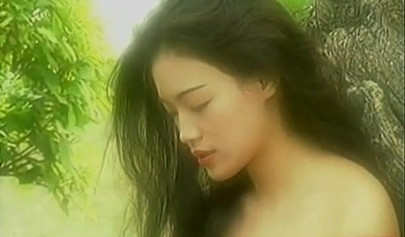 Beautiful and petite Chinese brunette teen stripping in public