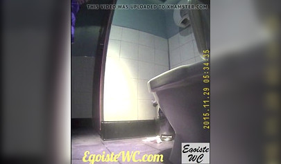 Stunning teen in lingerie caught pissing on spy cam