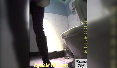 Stunning teen in lingerie caught pissing on spy cam