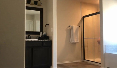 Hot 22 year old brunette Jessica gets spied on in the bathroom