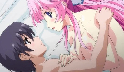 Huge boobed Hentai stepsisters sharing a their nephew's huge dick