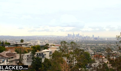 Teen Naomi Swann takes her roommate's big black dick from behind