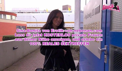 German tattooed slut with fake tits gets screwed at the job interview