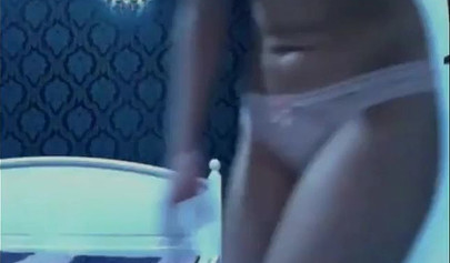 Naughty big boobed twins Gabi and Nati French kiss and pose nude