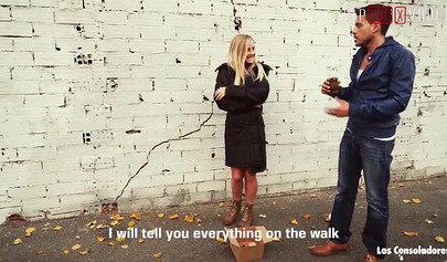 Teen beauties French kiss as they get fucked by a hard dick