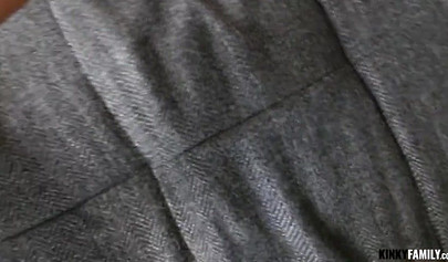 Inked beauty got blackmailed and fucked by her kinky stepbrother