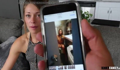 Inked beauty got blackmailed and fucked by her kinky stepbrother