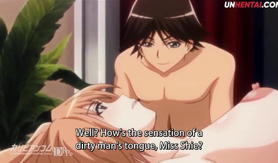 Hentai goddess with large melons taking a hardcore pounding