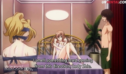 Hentai goddess with large melons taking a hardcore pounding