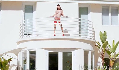 Busty 19 year old teen Gabbie Carter gets anally rammed