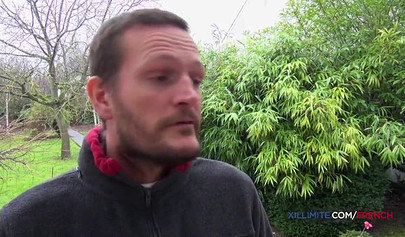 Attractive French teen Katia De Lys welcomes a huge dick up her tight booty