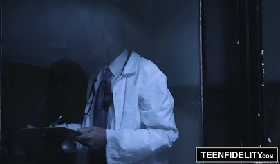 Russian cuckold wife Elena Koshka squirts all over stranger's dick