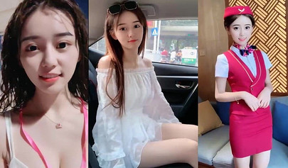 Young Asian teen rubs and dildos her innocent pussy in solo