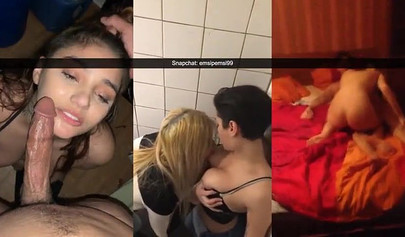 Cock hungry amateur sluts show off their fucking skills in Snapchat compilation
