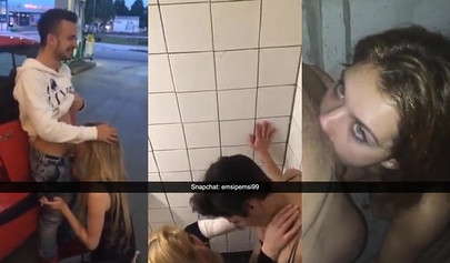 Cock hungry amateur sluts show off their fucking skills in Snapchat compilation