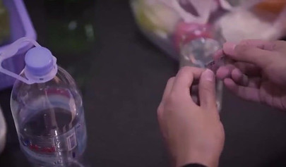 Sexy Chinese teen enjoys being fucked from behind while standing