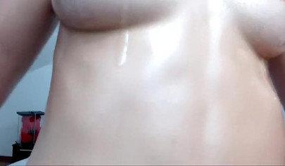 Nude teenage beauty squirts while toying and fingering her vagina home alone