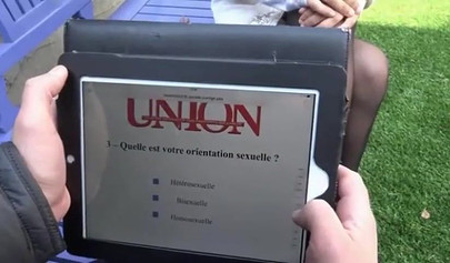 Huge boobed French teen Addisson gets her pussy fucked close up