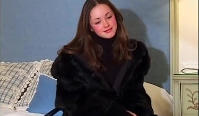 Innocent brunette Yulia gets boned by a nasty hairy man at the casting