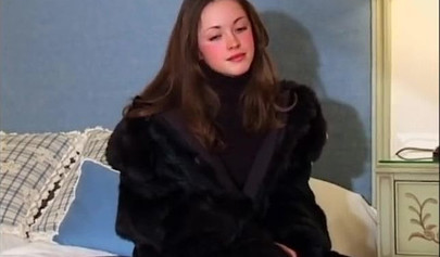 Innocent brunette Yulia gets boned by a nasty hairy man at the casting