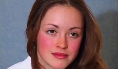 Innocent brunette Yulia gets boned by a nasty hairy man at the casting