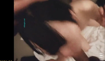 Slutty Chinese teens get dominated and painfully fucked