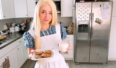 Young wife Indigo White strips and masturbates home alone