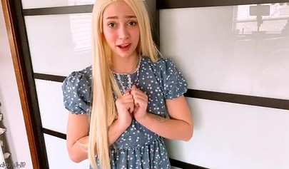 Young wife Indigo White strips and masturbates home alone