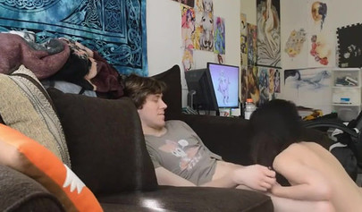 Naturally busty teen cums multiple times during cock ride