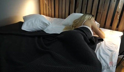 Sexy teen in lingerie Alice Redlips gets choked and boned hard