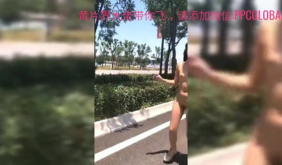 Lovely Asian babe blows off a random dude in the hallway of hotel